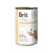 Вологий корм Brit GF VetDiet Hepatic для собак, для підтримки роботи печінки, індичка та горошок, 400 г 100275/6030 фото 1