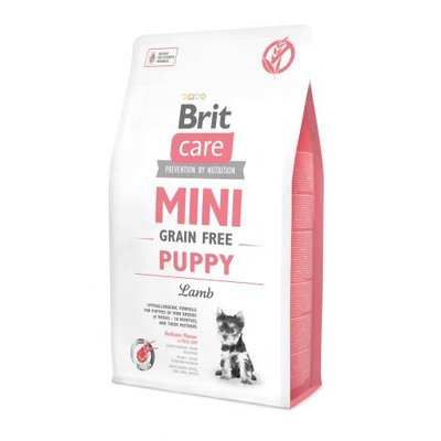 Сухий корм Brit Care GF Mini Puppy для цуценят мініатюрних порід, з ягням, 2 кг 170773/0138 фото