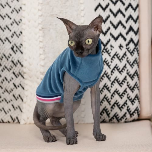 Светр Pet Fashion «Wiki» для котів, розмір L, синій (лімітована серія) PR243250 фото