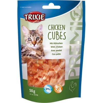 Ласощі Trixie Premio Chicken Cubes для котів, курка, 50 г 1111133311 фото
