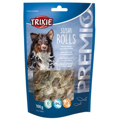 Ласощі Trixie Premio Sushi Rolls для собак, риба, 100 г 31573 фото