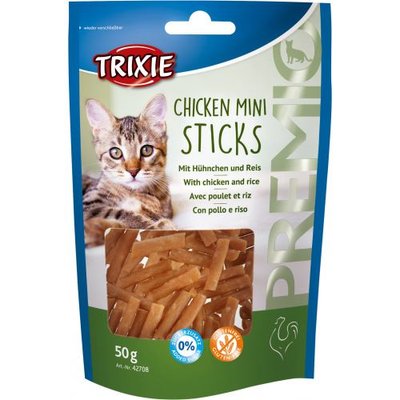 Ласощі Trixie Premio Mini Sticks для котів, курка/рис, 50 г 1111133313 фото
