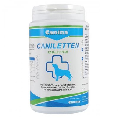 Витамины Canina Caniletten комплекс для взрослых собак, 300 г (150 табл) 120307 AD фото