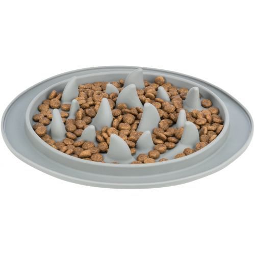 Килимок Trixie Повільне годування для собак, термопластина гума, d-24 см (сірий) 25036 фото
