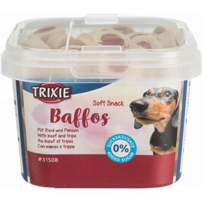 Вітамінізовані ласощі Trixie Soft Snack Baffos для собак, яловичина/рубець, 140 г 31508 фото