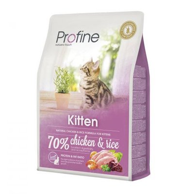 Сухий корм Profine Kitten для кошенят, з куркою та рисом, 2 кг 170560/7640 фото