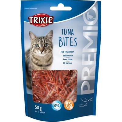 Лакомство Trixie Premio Tuna Bites для кошек, курица и рыба, 50 г 42734 фото