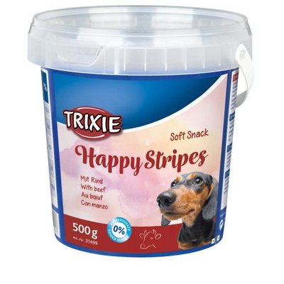 Ласощі Trixie Happy Stripes м'які для собак, з яловичиною, 500 г 31499 фото