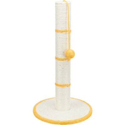 Когтеточка Trixie с игрушкой на веревке для кошек столбик, 35х62 см (сизаль) 4310 фото