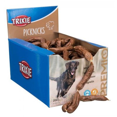 Лакомство Trixie Premio Picknicks для собак, сосиски из ягненка, 200 шт 2755 фото