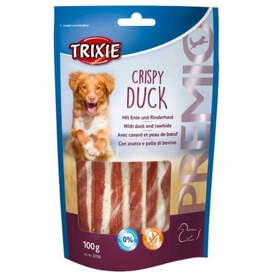 Ласощі Trixie Premio Crispy Duck для собак, качка, 100 г 31705 фото