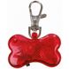 Брелок-ліхтарик адресниця Trixie Кісточка для собак, силіконовий, 4.5 см/3 см 1342 фото 1