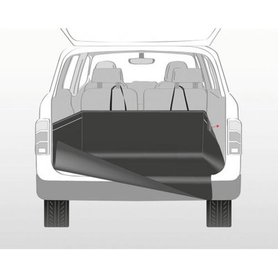 Килимок Trixie для багажнику авто захисний, чорний, 2,10х1,75 м (текстиль) 13204 фото