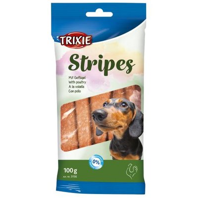 Ласощі Trixie Stripes Light для собак, курка, 100 г 1111120007 фото