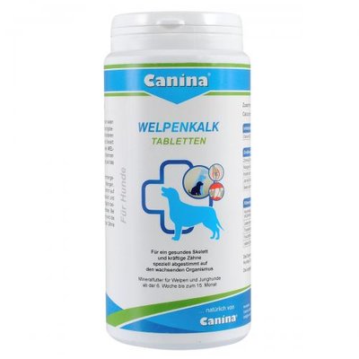 Витамины Canina Welpenkalk для щенков 350 г (350 табл) 120758 AD фото