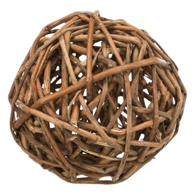 Мяч Trixie для грызунов, плетеный натуральный, d:13 см 1111161175 фото