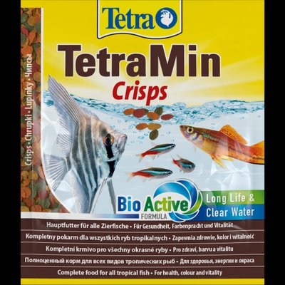 Корм Tetra Min Crisps для аквариумных рыбок, 12 г (чипсы) 1111114138 фото
