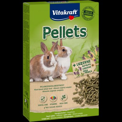 Корм для кроликов Vitakraft «Pellets» 1 кг 1111119041 фото