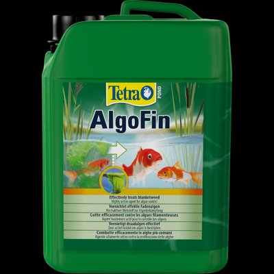 Средство Tetra Pond AlgoFin для борьбы с нитевидными водорослями в пруду, 3 л на 60000 л 8820 фото