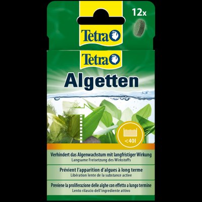 Засіб Tetra Algetten проти водоростей в акваріумі, 12 таблеток на 120 л 9215 фото