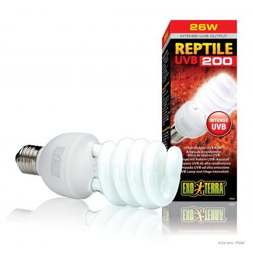 Лампа тераріумна Exo Terra Reptile для пустельних рептилій, ультрафіолетова, люмінесцентна, 26 W, E27 1111135592 фото