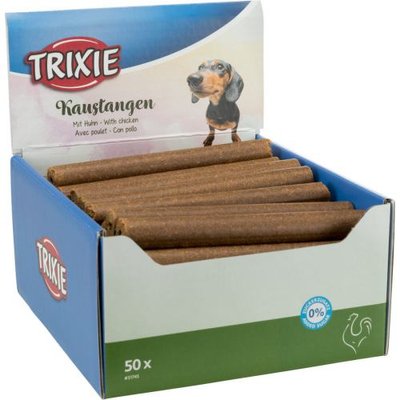 Палочка Trixie для чистки зубов собак, с курицей, 65 г, 50 шт 31745 фото