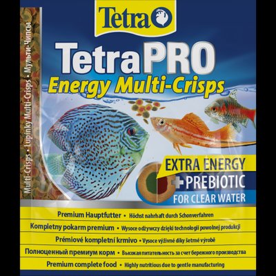 Корм Tetra PRO Energy Multi-Crisps для аквариумных рыб, 12 г (чипсы) 1111114139 фото