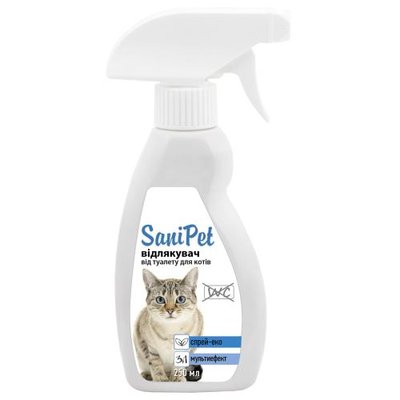 Спрей-відлякувач ProVET Sani Pet для котів 250 мл (для захисту місць не призначених для туалету) 1111148420 фото