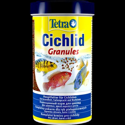 Корм Tetra Cichlid Granules для рыбок цихлид, 500 мл (гранулы) 1111112723 фото