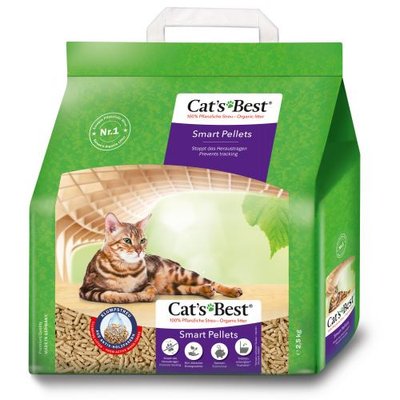 Наповнювач Cat’s Best Smart Pellets для котячого туалету, деревний, 5л/2.5кг JRS320213/2135 фото