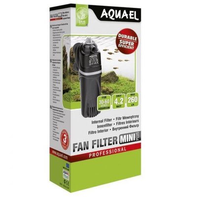Фильтр Aquael внутренний для аквариума Fan Mini Plus 260 л/ч на 30-60 л 1111114157 фото