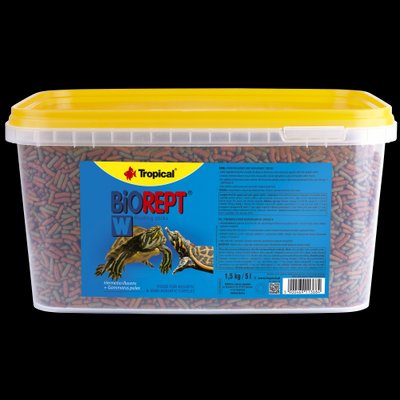 Сухой корм Tropical Biorept W для водоплавающих черепах, 1,5 кг (гранулы) 23111 фото