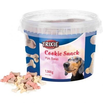 Ласощі Trixie Cookie Snack Mini Bones для собак, міні-кісточки, 1,3 кг 31661 фото