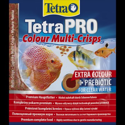 Корм Tetra PRO Colour Multi-Crisps для акваріумних риб, для яскравого забарвлення, 12 г (чіпси) 1111114140 фото