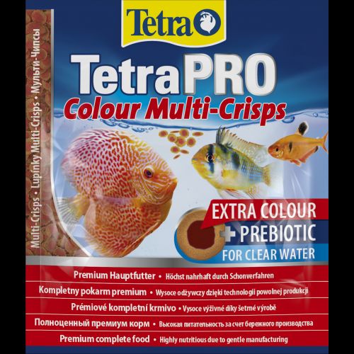 Корм Tetra PRO Colour Multi-Crisps для акваріумних риб, для яскравого забарвлення, 12 г (чіпси) 1111114140 фото