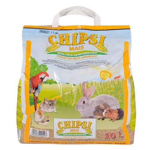 Наполнитель Chipsi Mais для мелких животных, кукурузный, 10 л 12551 фото
