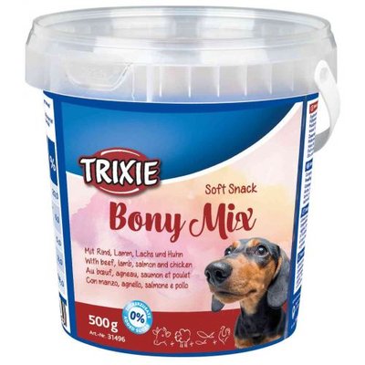 Вітамінізовані ласощі Trixie Bony Mix для собак, асорті, 500 г 31496 фото