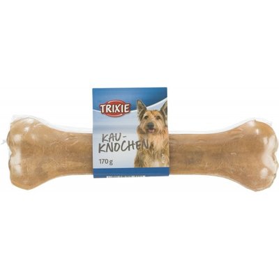 Кісточка Trixie для собак пресована жувальна в індивідуальній упаковці натуральна шкіра 21 см 170 г 2792 фото