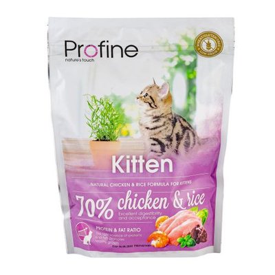 Сухий корм Profine Kitten для кошенят, з куркою та рисом, 300 г 170559/7633 фото