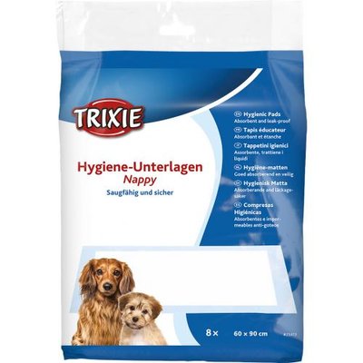 Пеленки Trixie для собак, 60 x 90 см, 8 шт. (целлюлоза) 1111134496 фото