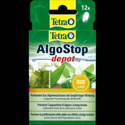 Засіб Tetra Algostop проти водоростей в акваріумі, 12 таблеток на 240 л 1111115656 фото